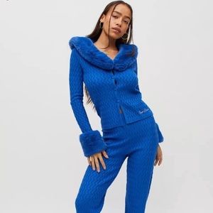 HOUSE OF SUNNY MIDNIGHT SWIRL PEGGY CARDIGAN